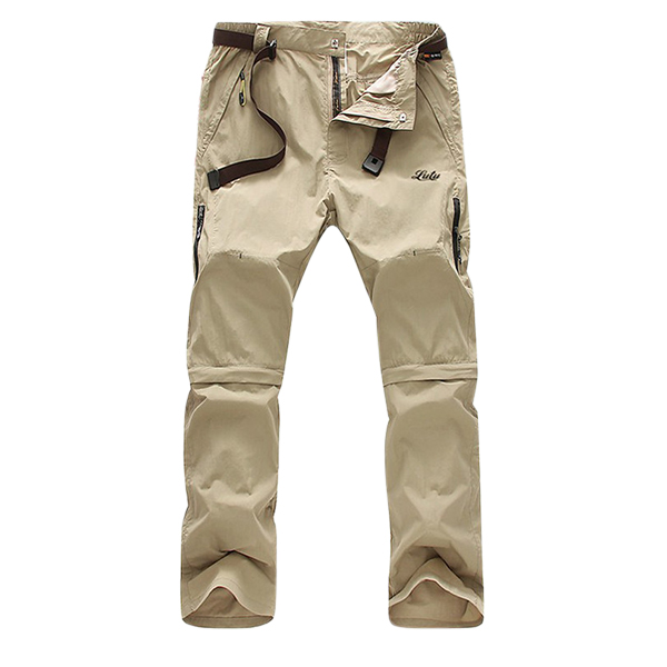 Mens Spring Summer Outdoor Pants Detachable Sun-proof Breathable Sport ...