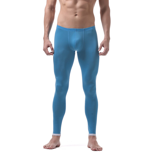 Hot-sale Long Johns Ice Silk Long Johns Super Thin Translucent Thermal ...