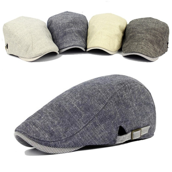 High-quality Vintage Men's Cotton Beret Cap Casual Newsboy Hats - NewChic